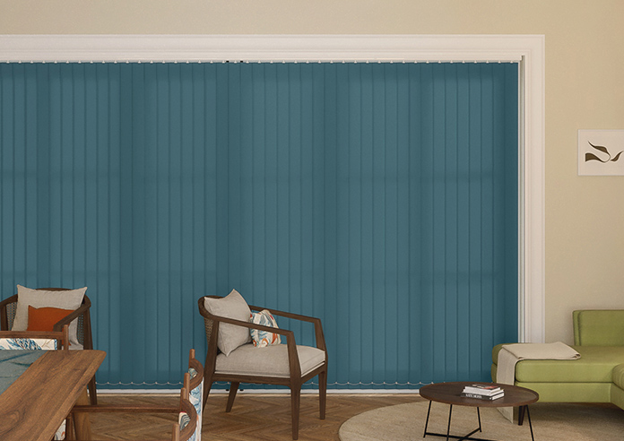 Roma, Teal - Vertical Blind - Image 6